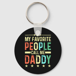 My Favourite People Call Me Daddy Keychain