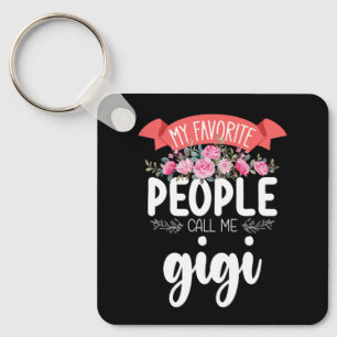 My Favourite People Call Me Gigi Mother's Day Keychain