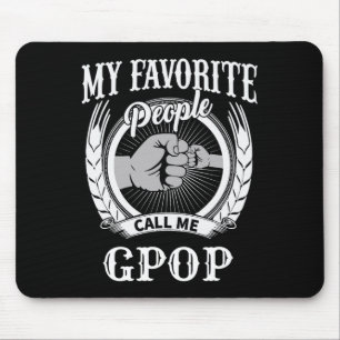 My Favourite People Call Me Gpop Fist Bump Special Mouse Pad