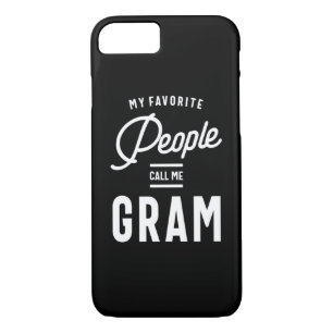 My Favourite People Call Me Gram Case-Mate iPhone Case
