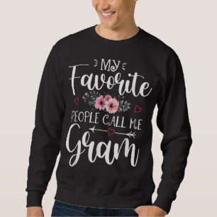 My Favourite People Call Me Gram Floral Mother's D Sweatshirt