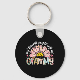 My Favourite People Call Me Grammy Mothers Day Gir Keychain
