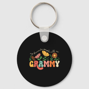 My Favourite People Call Me Grammy Mothers Day Keychain