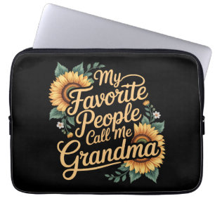 My Favourite People Call Me Grandma Mother's Day Laptop Sleeve