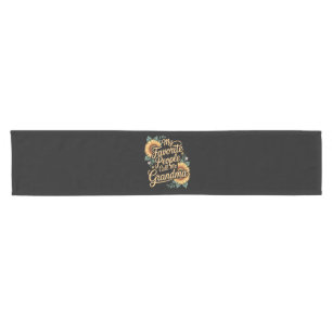 My Favourite People Call Me Grandma Mother's Day Short Table Runner