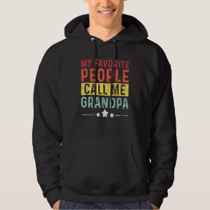 My Favourite People Call Me Grandpa Awesome Grandf Hoodie