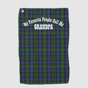 My Favourite People Call Me GRANDPA Grandfather Golf Towel
