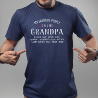 My Favourite People call Me Grandpa or Custom Name