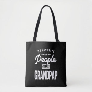 My Favourite People Call Me Grandpap Tote Bag