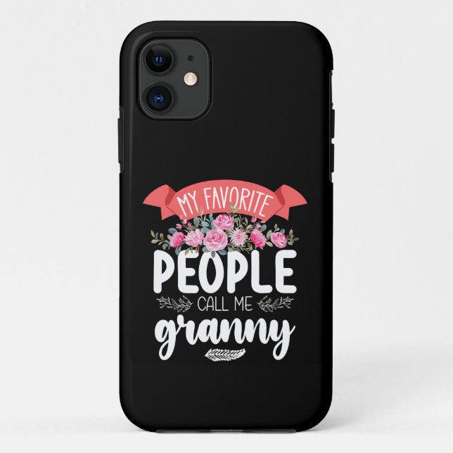 My Favourite People Call Me Granny Mother's Day Case-Mate iPhone Case (Back)