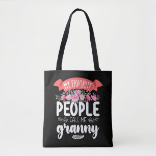 My Favourite People Call Me Granny Mother's Day Tote Bag