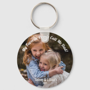 My Favourite People Call Me Keepsake Photo  Keychain