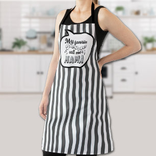My Favourite People call me Mama Mother's Black Apron