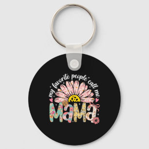 My Favourite People Call Me Mama Mothers Day Girly Keychain