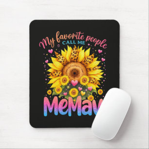 My Favourite People Call Me Memaw Mothers Day Mouse Pad