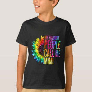 My Favourite People Call Me Mimi Grandma Sunflower T-Shirt