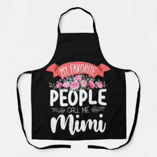 My Favourite People Call Me Mimi Mother's Day Apron