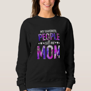 My Favourite People Call Me Mom Parenting Mum Gran Sweatshirt
