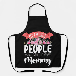 My Favourite People Call Me Mommy Mother's Day Apron
