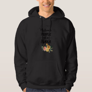 My Favourite People Call Me Nana Women Flower Gran Hoodie