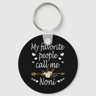 My Favourite People Call Me Noni Mothers Day Gift Keychain