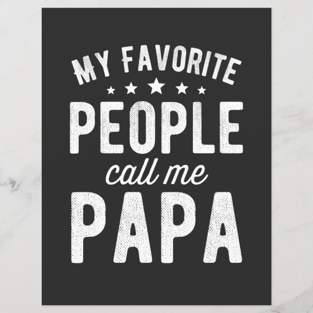 My Favourite People Call Me Papa (Front)