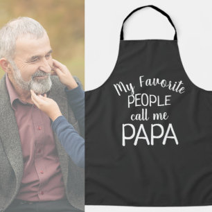 My Favourite People Call Me Papa  Apron