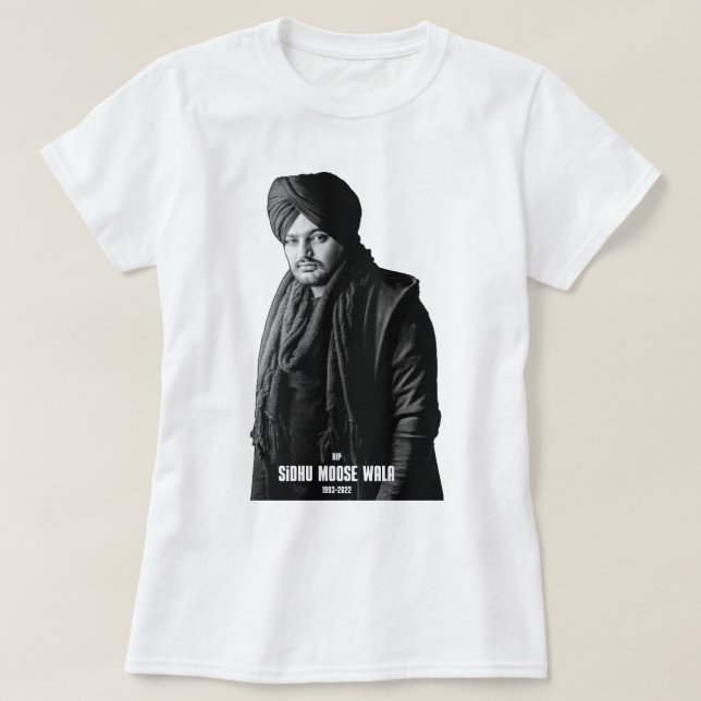 My Favourite People Punjabi Sidhu Music Moose Wala T-Shirt (Design Front)