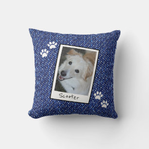 My Favourite Pet! Customize w/ Pet Photo & Name Throw Pillow