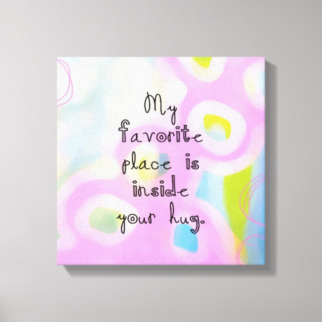 My Favourite Place Canvas Print (Front)