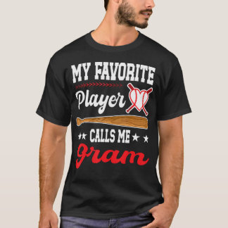 My Favourite Player Calls Me Gram Baseball T-Shirt