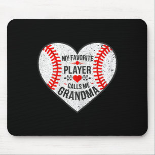 My Favourite Player Calls Me Grandma Shirt Bysebyl Mouse Pad