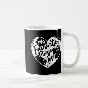 My Favourite Player Calls Me Mom Soccer Heart Coffee Mug