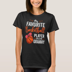 My Favourite Players Call Me Grammy Basketball Gr T-Shirt