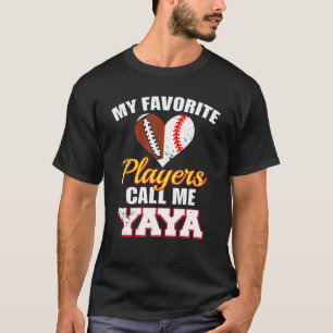 My Favourite Players Call Me Yaya Football Basebal T-Shirt