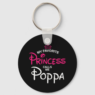 My Favourite Princess Calls Me Poppa Daughter Fath Keychain