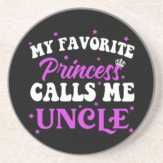My Favourite Princess Calls Me Uncle Coaster (Front)