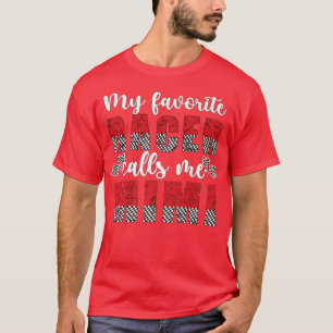 My Favourite Racer Calls Me Mimi Race Mimi Grandma T-Shirt