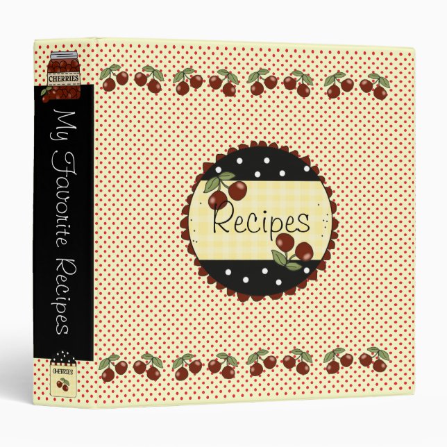 My Favourite Recipe Binder (Front/Spine)