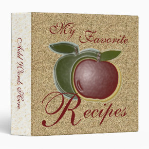 My Favourite Recipes Apples Binder