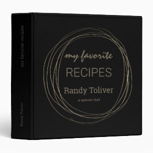 My Favourite Recipes Binder