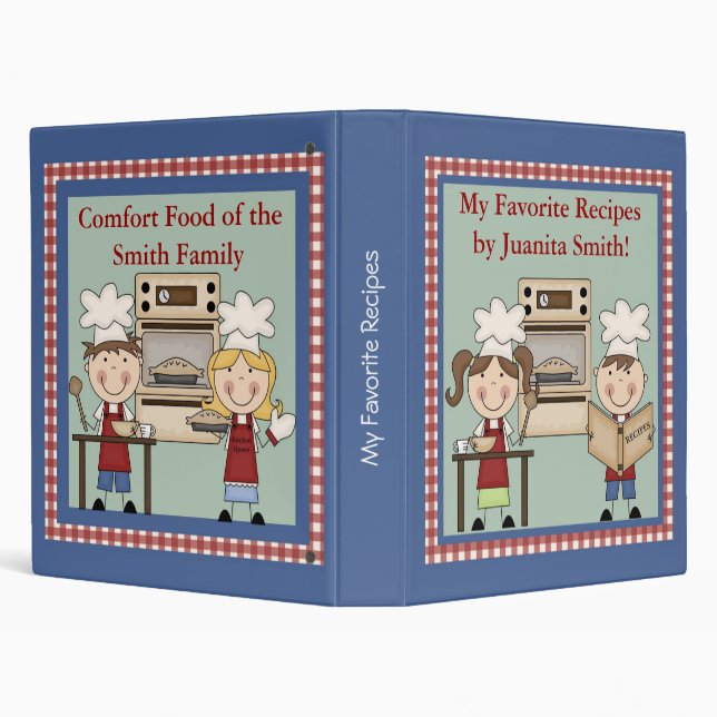 My Favourite Recipes Binder (Background)