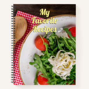 My Favourite Recipes Cherry Tomatoes Salad Noteboo Notebook
