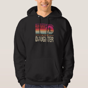 My Favourite Running Buddies Call Me Daughter Vint Hoodie