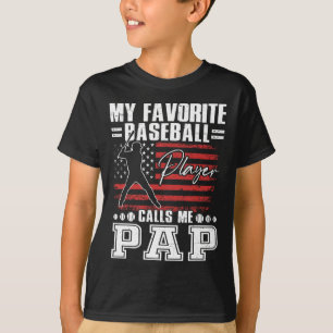 My Favourite Sell Player Calls Me Pap American Fla T-Shirt