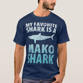 My Favourite Shark is a Mako Shark Ocean T-Shirt