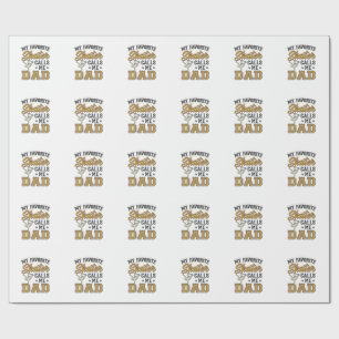 My Favourite Skater Calls Me Dad Vintage Shirt_1 Wrapping Paper