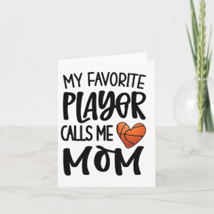 My Favourite Sketll Player Calls Me Mom Sketll Mom Card
