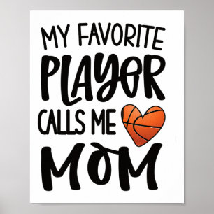 My Favourite Sketll Player Calls Me Mom Sketll Mom Poster