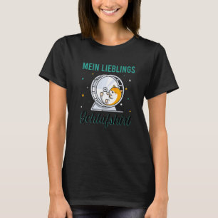 My Favourite Sleep  Hamster Gold Hamster Dwarf Ham T-Shirt